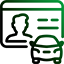 drivers license icon