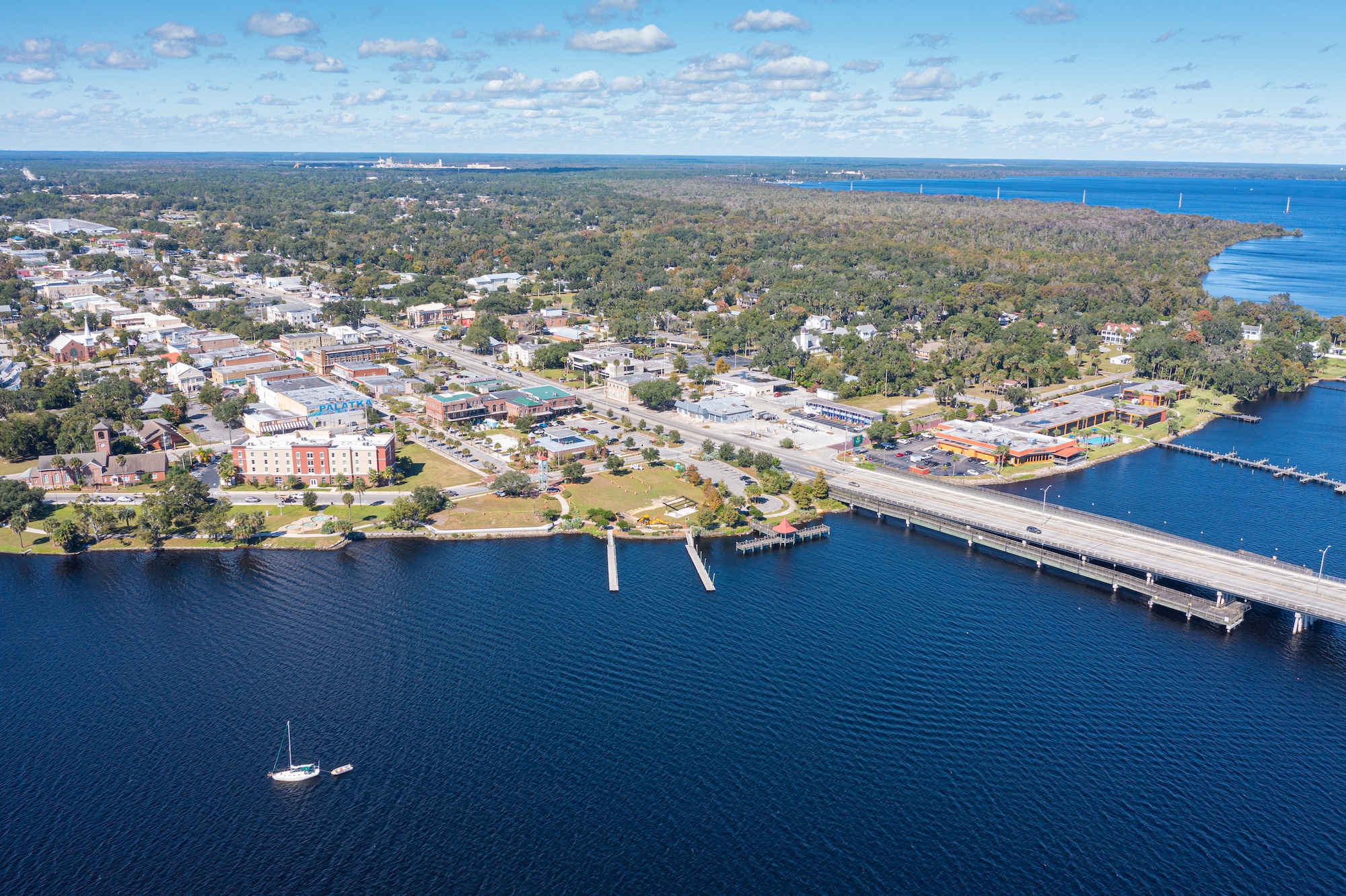 St. Johns River Bridge at Palatka, Florida